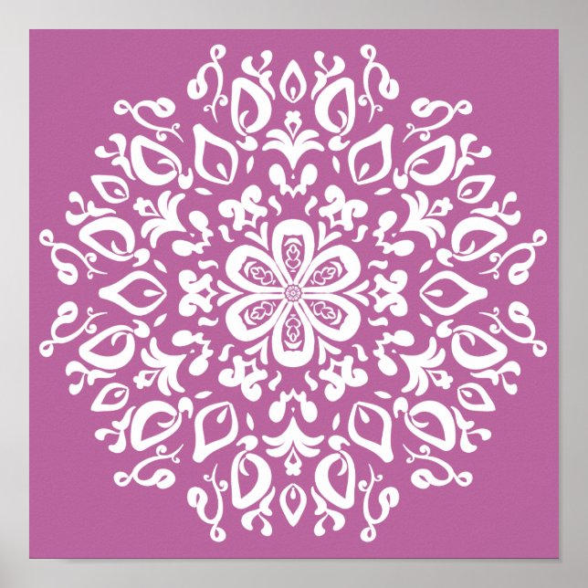 Clover Mandala Poster (Front)