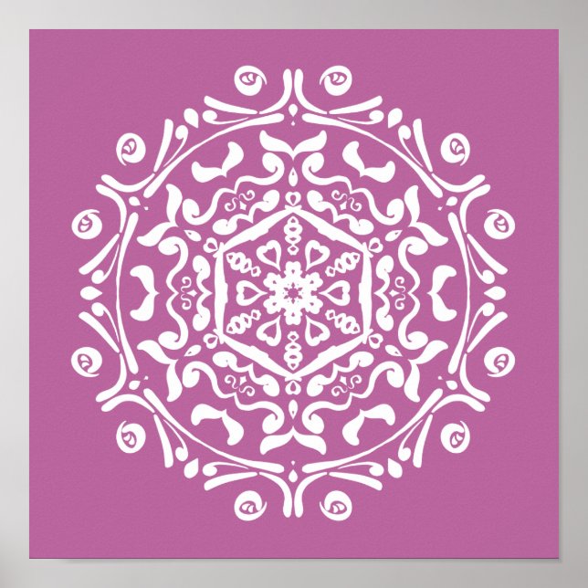 Clover Mandala Poster (Front)