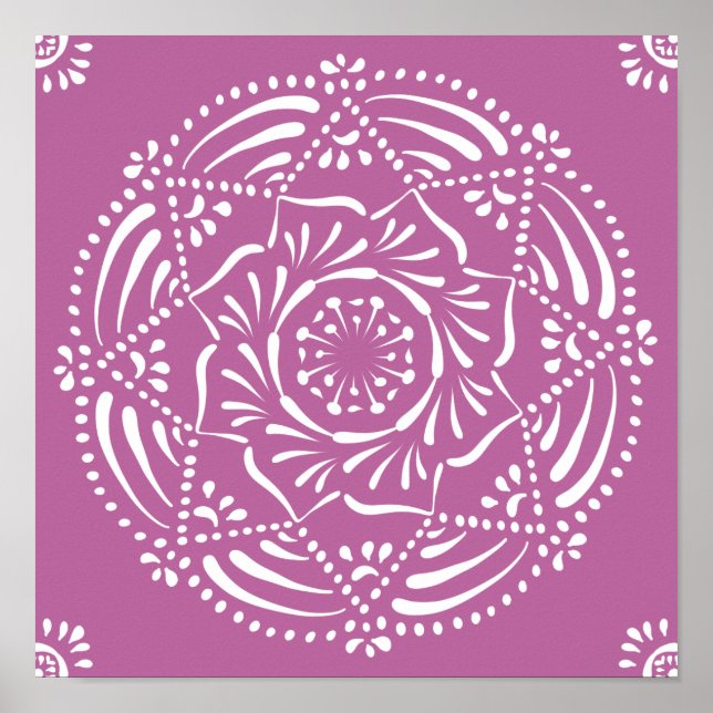 Clover Mandala Poster (Front)