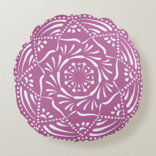 Clover Mandala Round Cushion