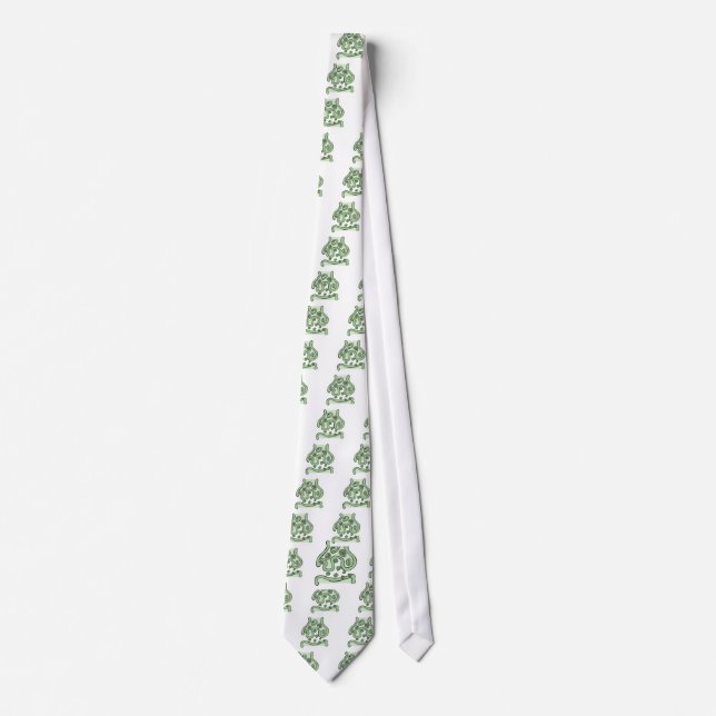 Clover Neurotransmitters Tie (Front)