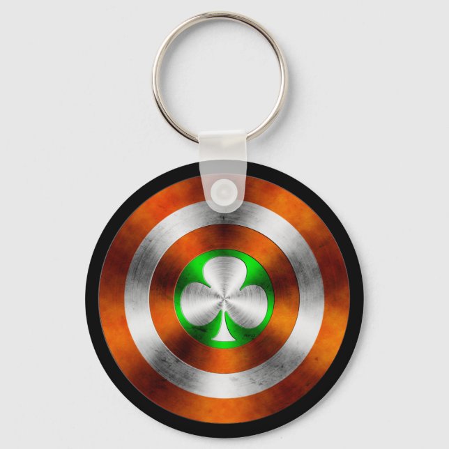 Clover of Ireland Key Ring (Front)