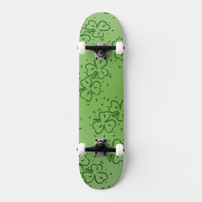 Clover Over and Over Skateboard (Front)