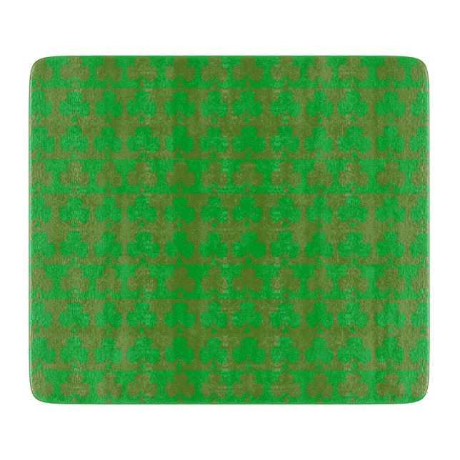 Clover Pattern Cutting Board (Front)