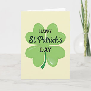 Clover Pattern Happy Day Card