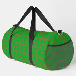Clover Pattern Large Duffle Bag