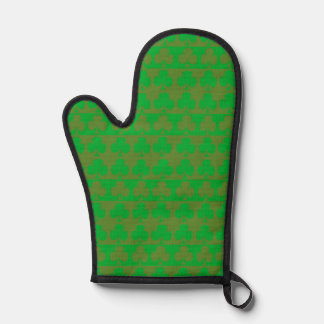 Clover Pattern Oven Mitt