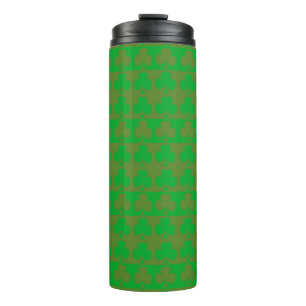 Clover Pattern Thermal Tumbler