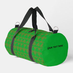 Clover Personalised Pattern Small Duffle Bag