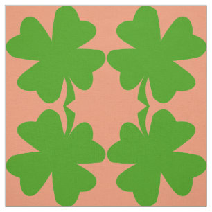 Clover pink fabric