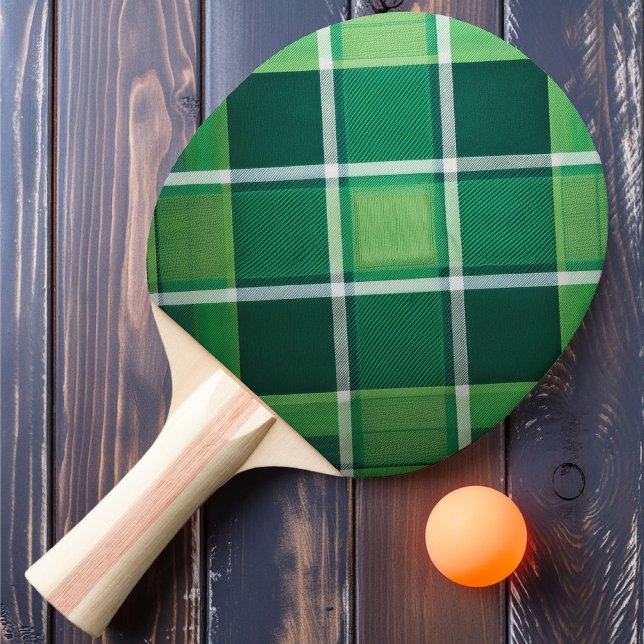 Clover Plaid Ping Pong Paddle (Creator Uploaded)