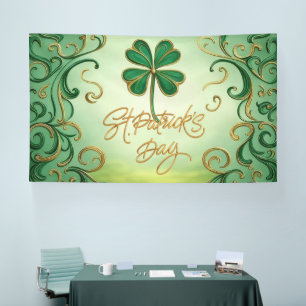 Clover Saint Patrick's Day Banner