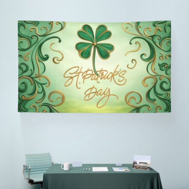 Clover Saint Patrick's Day Banner (Tradeshow)
