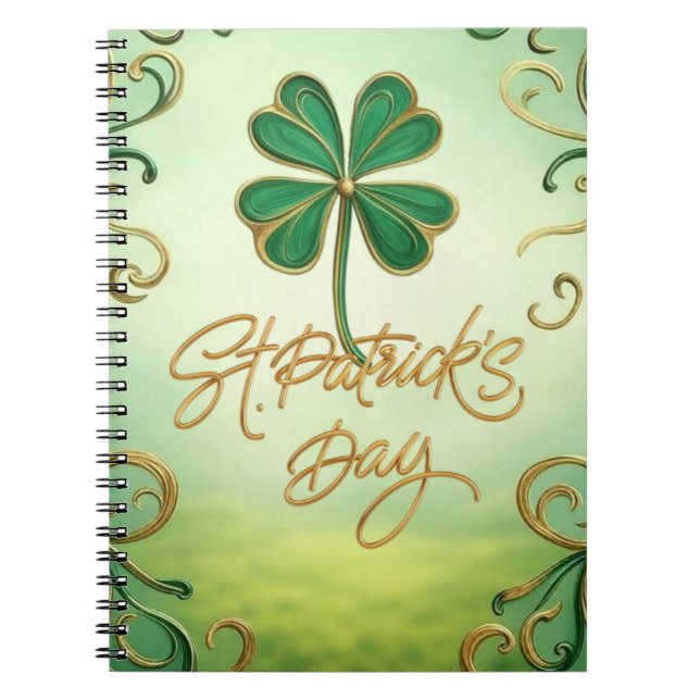Clover Saint Patrick's Day Notebook (Front)