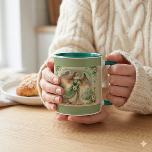 Clover Serenity Angel Coffee Cup Mug