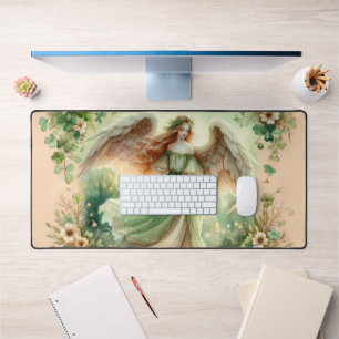 Clover Serenity Angel Desk Mat