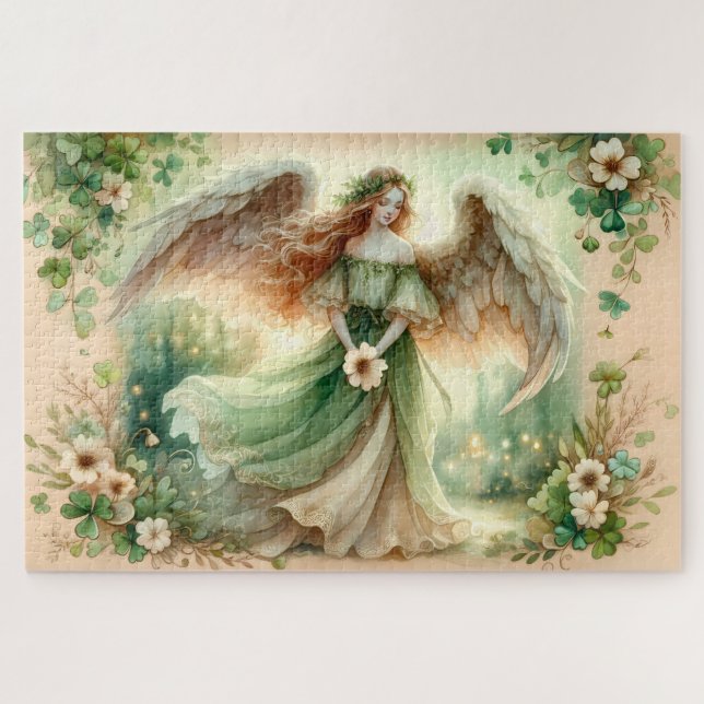 Clover Serenity Angel Jigsaw Puzzle (Horizontal)