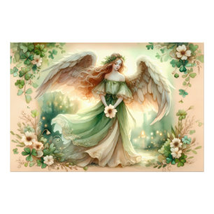 Clover Serenity Angel Photo Print