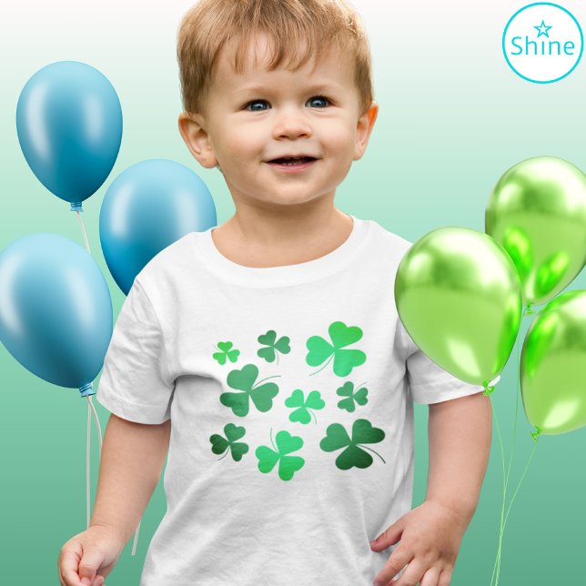 Clover Shamrock Ireland Irish Cute St Patricks Day Toddler T-Shirt (Creator Uploaded)