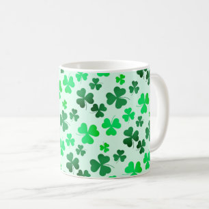 Clover Shamrock Irish Green Spring St Patricks Day Coffee Mug