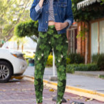 Clover Shamrock St. Patrick's day Leggings<br><div class="desc">This design may be personalised by choosing the Edit Design option. You may also transfer onto other items. Contact me at colorflowcreations@gmail.com or use the chat option at the top of the page if you wish to have this design on another product or need assistance with this design. See more...</div>