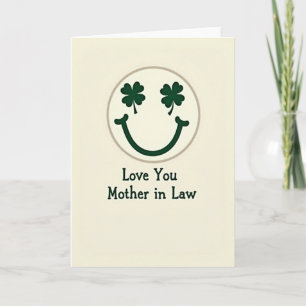 Clover Smile Mother In Law Card