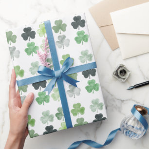 Clover St Patricks Day  Wrapping Paper