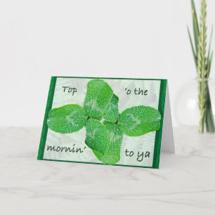 Clover St Patty's Day Card