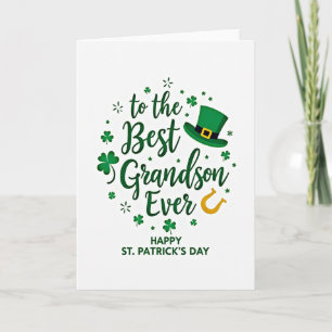 Clover Starburst Grandson Card