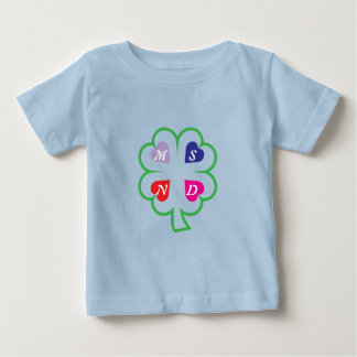 Clover with hearts baby T-Shirt
