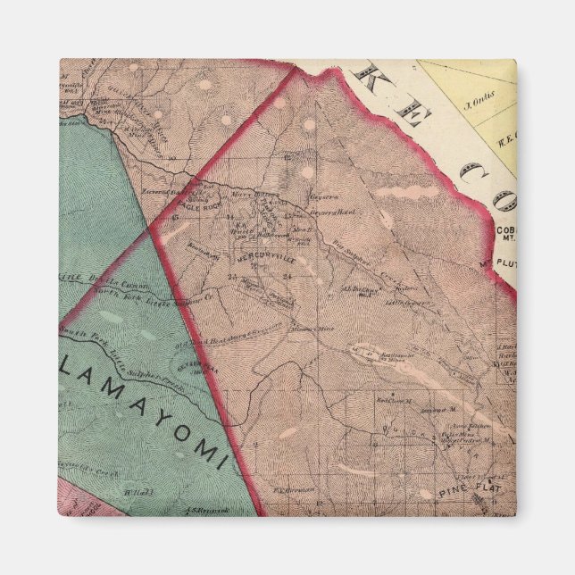 Cloverdale, Washington, Mendocino Magnet (Front)