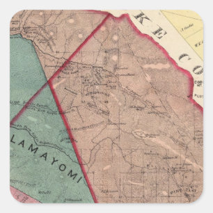 Cloverdale, Washington, Mendocino Square Sticker