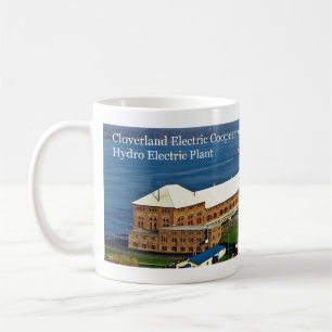 Cloverland Hydro plant mug