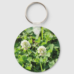 Clovers and Flowers Key Ring