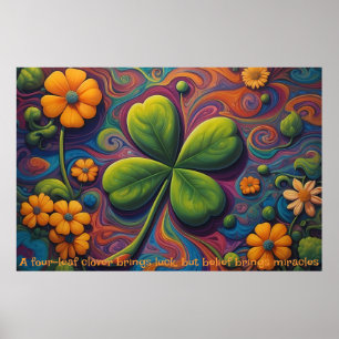 Clover's Charm: A Journey of Luck Poster