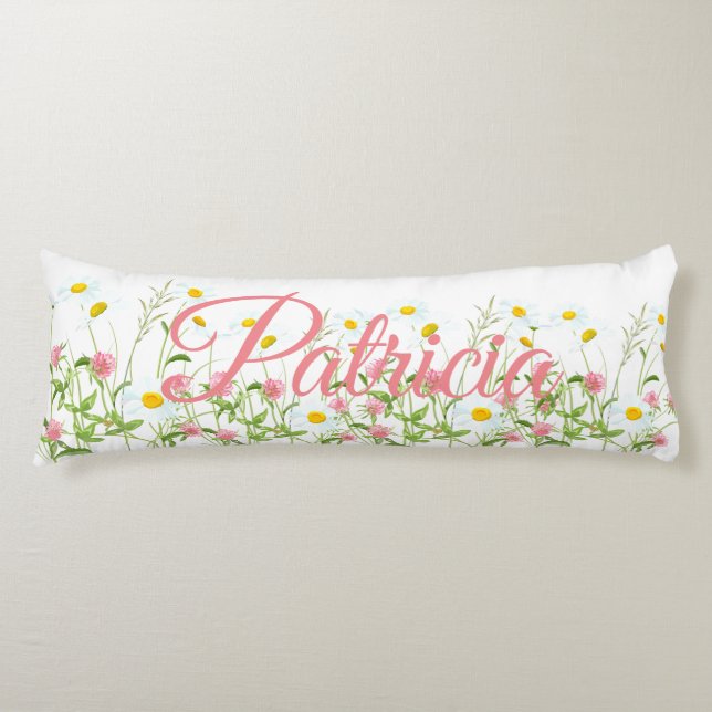 Clovers & Daisies Body Cushion (Front)