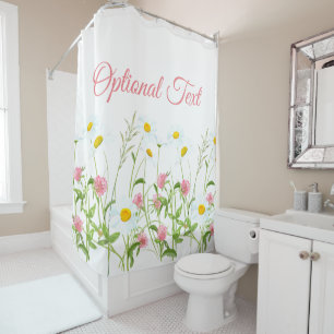 Clovers & Daisies Shower Curtain