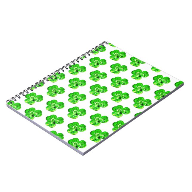 Clovers Notebook - Custom Colours (Left Side)