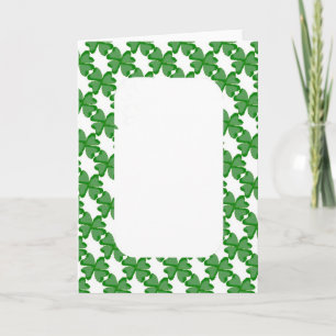 Clovers & Shamrocks Card