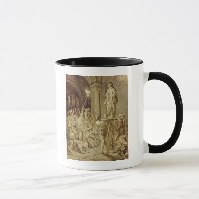 Clovis  Carried on his Shield Mug (Right)