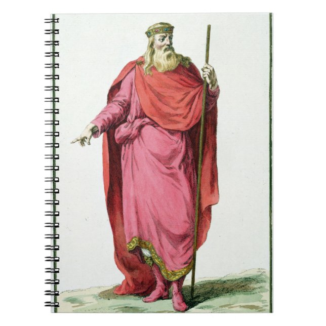 Clovis I (481-511) King of the Salian Franks from Notebook (Front)