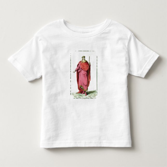 Clovis I (481-511) King of the Salian Franks from Toddler T-Shirt (Front)