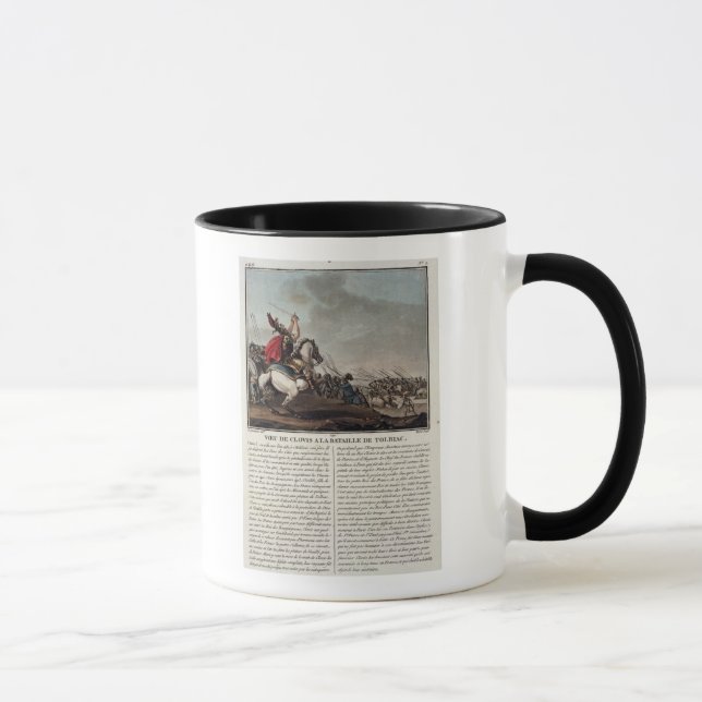 Clovis I (c.466-511) at the Battle of Tolbiac, 496 Mug (Right)
