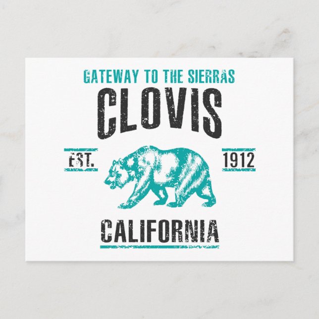 Clovis Postcard (Front)