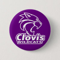 Clovis Wildcats Button