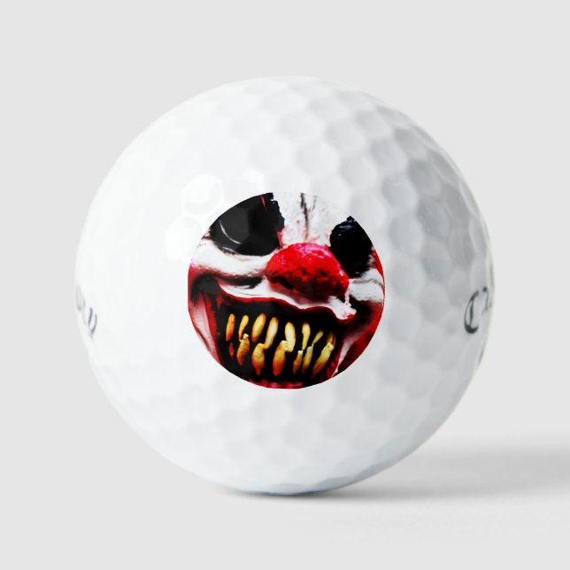 Clown 1 css gbm golf balls (Front)