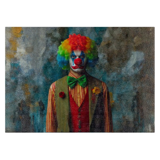 Clown 2 cutting board (Front)