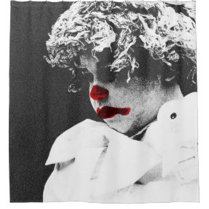 Clown 3 sccn shower curtain