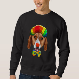 Clown American Foxhound Circus Dog Sweatshirt