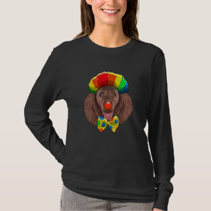 Clown American Water Spaniel Circus Dog T-Shirt